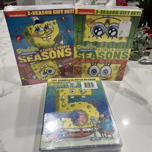 Spongebob Squarepants: Season 1-6 - 3 Double Packs BRAND NEW (DVD) - Picture 1 of 4