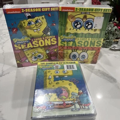 Spongebob Squarepants: Season 1-6 - 3 Double Packs BRAND NEW (DVD) - Image 1 of 4