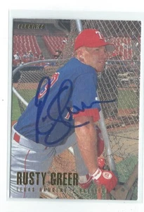 Rusty Greer Signed 1996 Fleer Card #251 - Picture 1 of 1