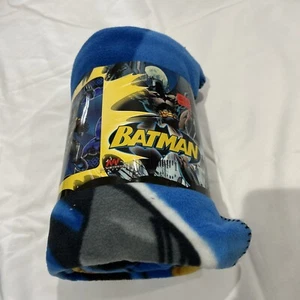 NEW Batman Throw Blanket Shades of Gotham Plush Soft Micro Raschel 50" x 60" NWT - Picture 1 of 4