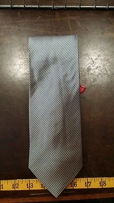 WEATHERPROOF BLUE YELLOW PIN STRIPE SILK DESIGNER MENS TIE FREE SHIPPPING — 第 1/3 张图片
