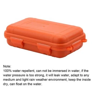 Outdoor Survival Shockproof Waterproof Storage Box Sealed Container TravelCase L - Picture 1 of 12