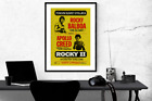 A4 ROCKY 2 MOCK UP CREED  MUSIC FILM ART RETRO POSTER  CULTURE PRINT