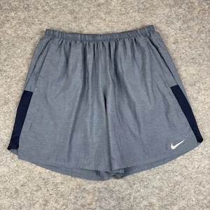 Nike Dri Fit Challenger 7" Lined Running Shorts Lined Blue Mens 2XL XXL TALL - Picture 1 of 16