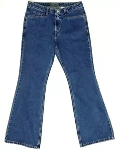 Vintage Levis Silver Tab Juniors Bell Bottom Light Distressed Size 11 NWT 31X33 - Picture 1 of 11