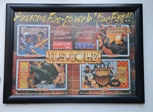 US Gold Capcom Eswat Promo Zx Spectrum GERAHMTE WERBUNG SPIEL POSTER A3 11,5"X16" - Bild 1 von 5