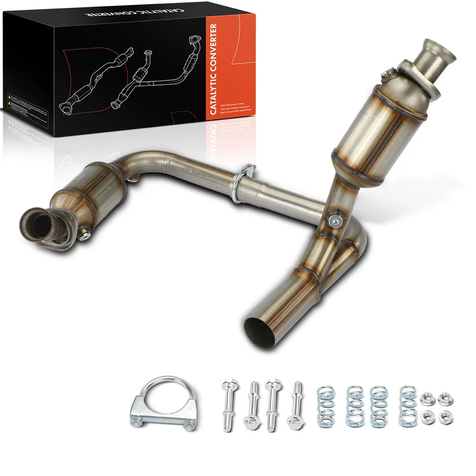 1x Nuevo convertidor catalítico con abrazadera para Dodge Durango 2005-2006 V6 3,7 L V8 4,7 L Foto 1 de 4