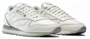 Zapatos clásicos de cuero Reebok para hombre talla (11) tiza/gris/rojo 100202781 nuevos en caja - Imagen 1 de 4