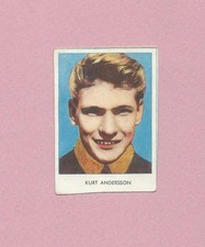 1959 Swedish Rekord Hand Cut #6 Kurt Andersson AIK