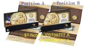  2014 Native American $1 Enhanced Coin and Currency Set A&B Set $1 Last# 777 - Picture 1 of 10