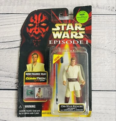 Star Wars Episodio 1 Obi-Wan Kenobi Commtech Chip 84244 De colección NUEVO en Paquete Foto 1 de 4