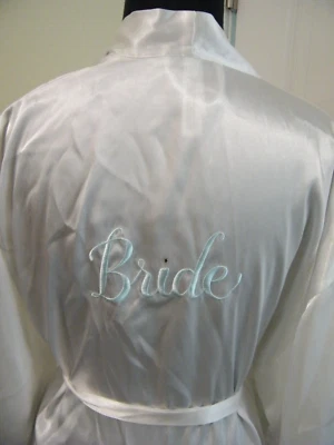 BATA GILLIGAN & O'MALLEY íntima talla xs/s BLANCA NOVIA corbata delantera abierta Foto 1 de 4