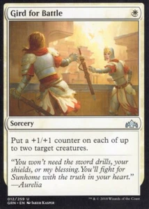 GIRD FOR BATTLE 012/259 GUILDS OF RAVNICA MTG MAGIC NM - Picture 1 of 1