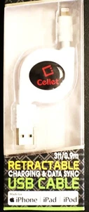 Cellet 3.3 Feet Magnetic Self Winding USB-C Charging / Data Cable - Picture 1 of 2