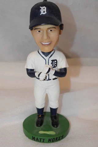 Matt Nokes Detroit Tigers Bobblehead SGA West Michigan Whitecaps Damaged 2009 Cover