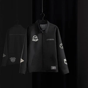 Taylor Swift Tortured Poets Department Black Jacket With Patches In Hand - Picture 1 of 3