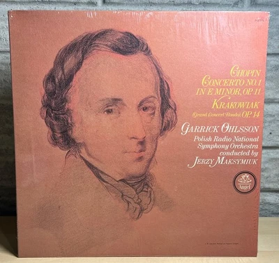 Chopin Concerto No 1 Ohlsson Jerzy Maksymiuk PRNSO S-37179 SQ Quad NEW SEALED LP - Image 1 of 2