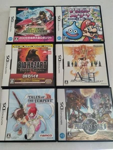 6 Nintendo DS Japanese Games - Picture 1 of 11
