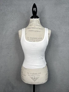 Billabong SUN GODDESS Cropped Tank Top White Women’s Large NWOT - Picture 1 of 11