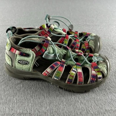 KEEN Whisper Raya Fusion Kids 2 Girls Sport Strap Beach Sandals 1014257 Colorful - Image 1 of 4