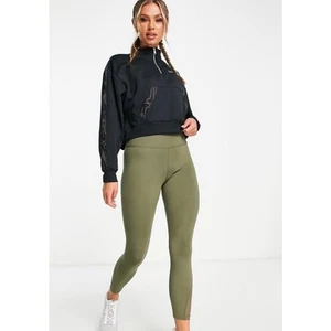 Nike Training Therma-FIT kurz geschnittenes Sweatshirt mit halbem Reißverschluss in Schwarz Damen Gr. M neu mit Etikett - Bild 1 von 7