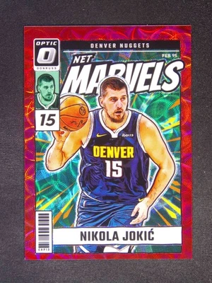 2024-25 Panini Donruss Optic Nikola Jokic #21 Net Marvels Red Scope - Image 1 of 2