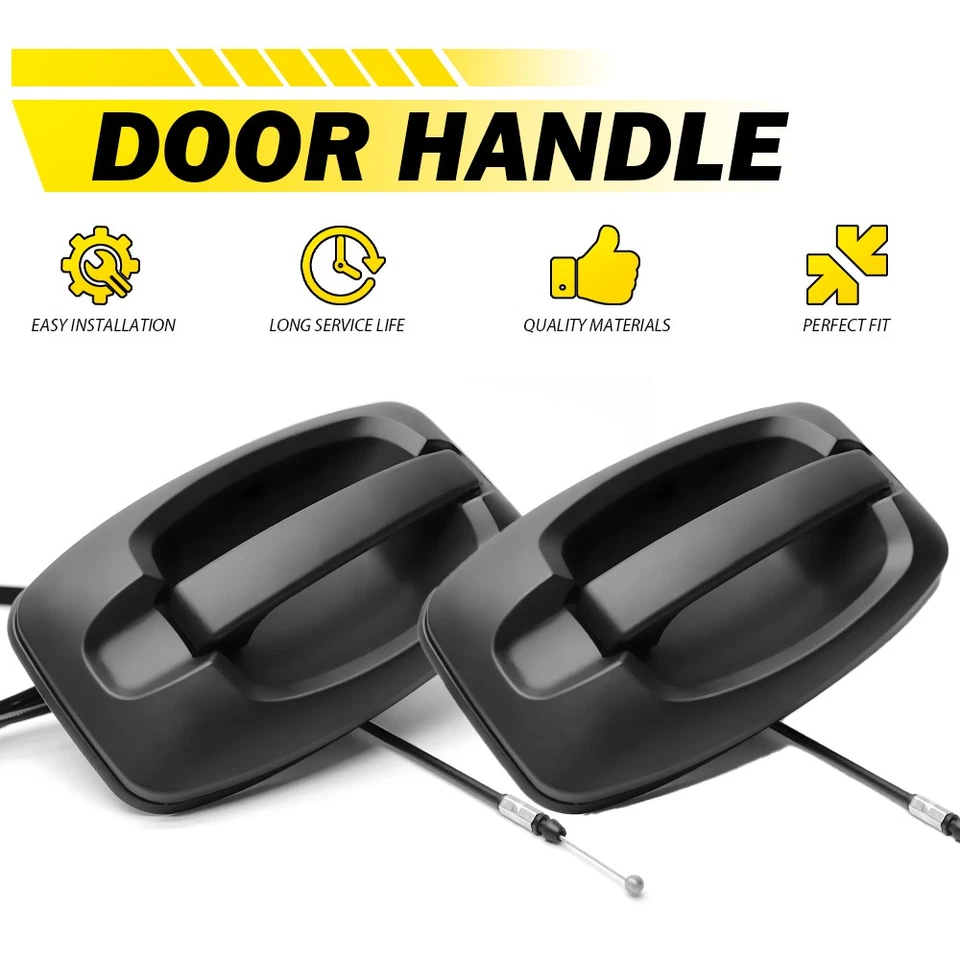 1/2X Manija de puerta corredera con cable para Ram ProMaster 3500 2500 1500 K 2014-2022 Foto 1 de 1