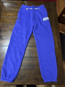 Precio de venta sugerido por el fabricante $50 Nike Jordan Big Kids MVP Jumpman Pantalones de Vellón Púrpura Grande Suave Usados en Excelente Condición - Imagen 1 de 6