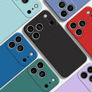 Case For iPhone 17 Pro Max 17 AIR 16e 15 14 13 Liquid Silicone Shockproof Cover - Picture 1 of 41