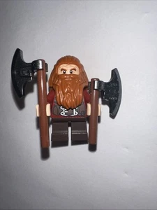 LEGO LOTR The Hobbit Groin the Dwarf Dark Orange Hair LOR055 Minifigure - Picture 1 of 2