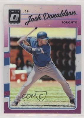 2017 Panini Donruss Optic Purple Prizm Josh Donaldson #150 - Image 1 of 2