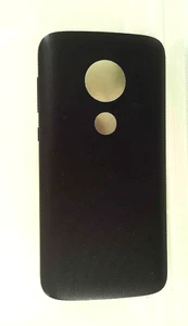 📱 Moto E5 Play XT1921 OEM Back Cover Battery Door Housing Black 🟥☆ - Picture 1 of 2