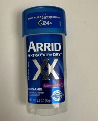 Desodorante antitranspirante Arrid Extra Dry XX Clear Gel Morning Clean, 2,6 oz Foto 1 de 2