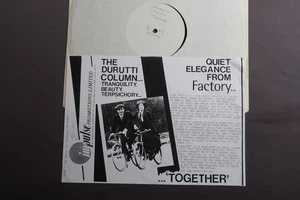 VINI REILLY (The Durutti Column) The Together Mix FACTORY 12” White label with P - Picture 1 of 9