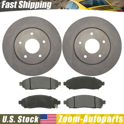 For 2015 2016 2017 18 Chevrolet City Express Front Brake Kit Brake Rotors & Pads - Image 1 of 4