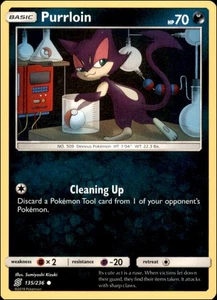 Pokemon - Purrloin #135/236 - SM - Unified Minds Common - Bild 1 von 2