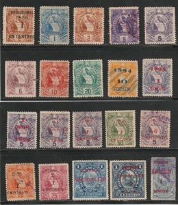 Guatemala: Postage Lot 3 (1886-1903) 2024 Scott Catalog Value $64.90 - Picture 1 of 10