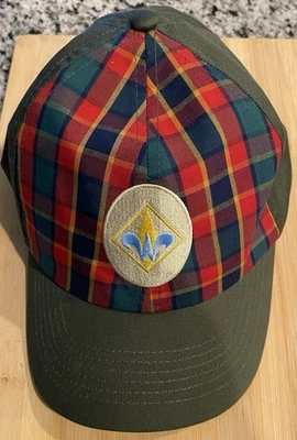 Sombrero Webelos Boy Cub Scout ajustado M/L verde a cuadros CHJ-466 Foto 1 de 4