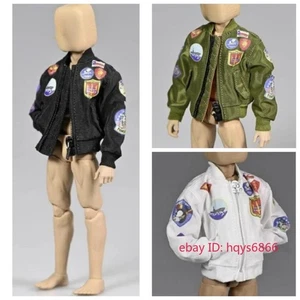 Giacca bomber pilota aviatore scala 1/12 per 6" SHF Nota Mez. Figurina maschile - Foto 1 di 14