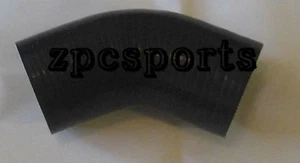 2" to 2" 45 Degree Silicone Reducer Elbow Hose Silicon Turbo, Black - Bild 1 von 1