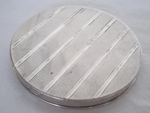 DEKORATIVE ALTE PUDERDOSE AUS DÄNEMARK 830er SILBER #9860 - Bild 1 von 9