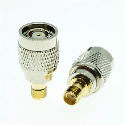 1pcs RP-TNC Male Plug to SMA Female Straight RF Coax Coaxial Connector Adapter - Image 1 of 3