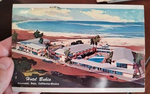 Hotel Bahia Ensenada Baja Old Mexico California Vintage PostCard C3 - Picture 1 of 2