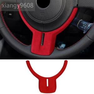 Cubierta de volante de gamuza rojo vino para Toyot@ 86/Subaru BRZ 2012-20 Scion FR-S - Imagen 1 de 11