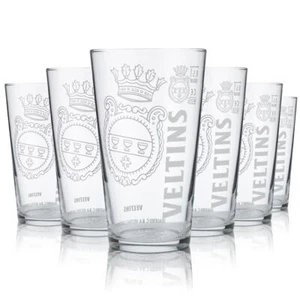 6 bicchieri Veltins 0,5 l bicchiere birra Willi tazza bicchiere set bicchieri birreria gastronomia - Foto 1 di 4