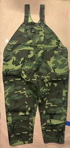 Vintage Liberty Double Knee Military Camo Overalls, Deadstock NWT, Size 60x30 - Picture 1 of 3