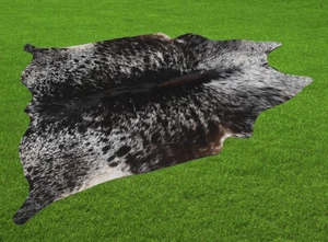 100% New Cowhide Rugs Area Cow Skin Leather (51" x 51") Cow hide SA-2283 - Afbeelding 1 van 3