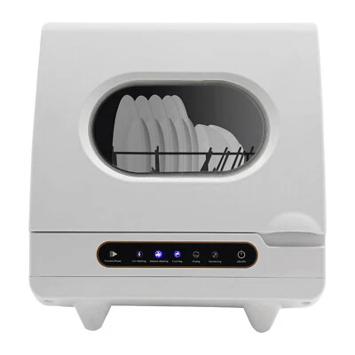 Mini Lavavajillas Encimera Portátil 1200W Giratorio 360° Limpieza Profunda Lavavajillas Foto 1 de 4