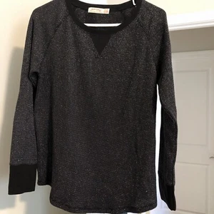 Top tejido negro con brillo Faded Glory - Imagen 1 de 4