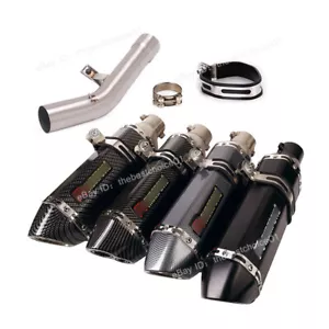 Tubo silenciador cola de tubo medio para Suzuki GSF650 GSX650F 2007-2016 - Imagen 1 de 12